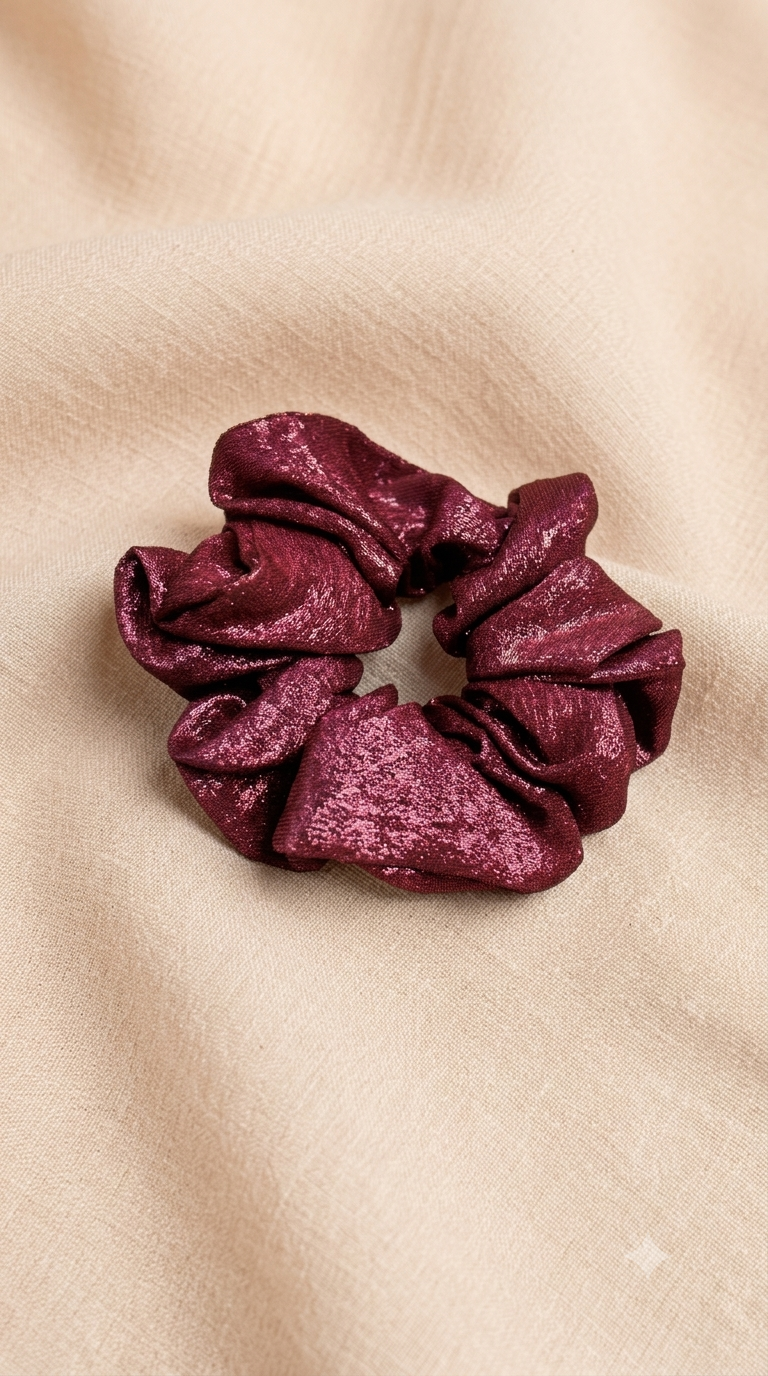 Scrunchie Metalizada